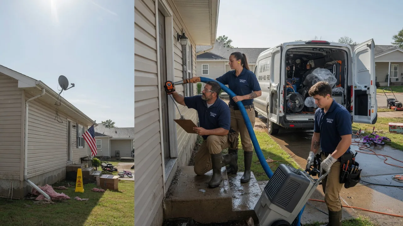 Ceiling Water Damage Restoration in Fay, OK near me